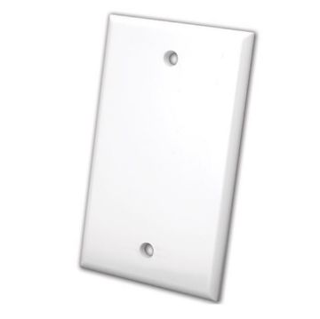 Picture of Vanco Blank Wall Plates- Single (White)