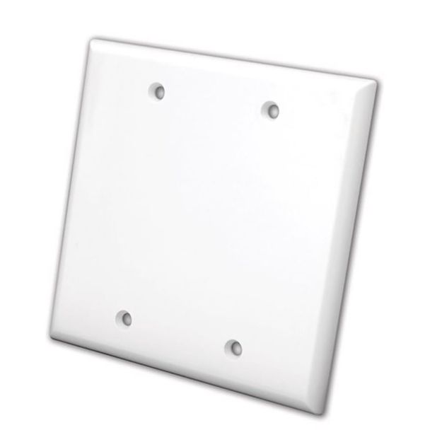 Picture of Vanco Blank Wall Plates- Dual (White)