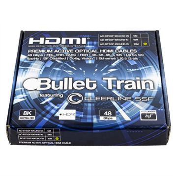 Picture of Bullet Train Active Optical HDMI Cable 10K 48Gbps 15M