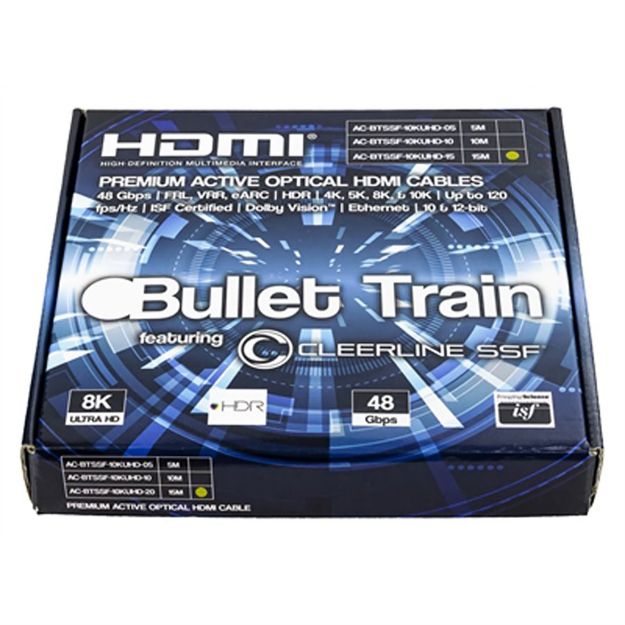 Picture of Bullet Train Active Optical HDMI Cable 10K 48Gbps 15M