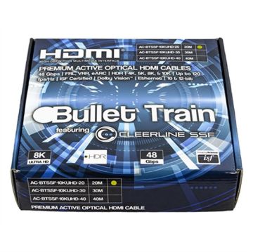 Picture of Bullet Train Active Optical HDMI Cable 10K 48Gbps 20M