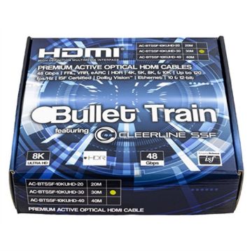 Picture of Bullet Train Active Optical HDMI Cable 10K 48Gbps 30M