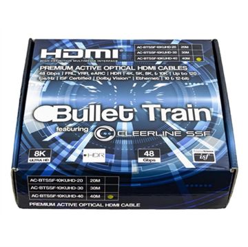 Picture of Bullet Train Active Optical HDMI Cable 10K 48Gbps 40M