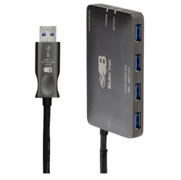 Picture of Bullet Train Active Optical USB Cable w/ Gen 1 Ext Hub