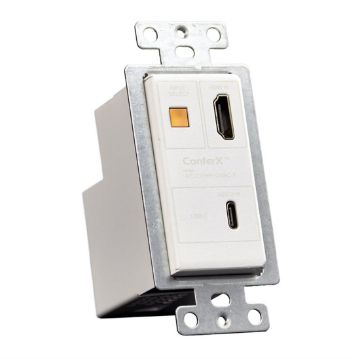 Picture of AVPro Edge HDBaseT Transmitter ONLY USB-C & HDMI Single Gang