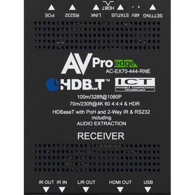 Picture of AVPro Edge HDBaseT Receiver Only - ICT 18G, 70m 4K (100m HD)