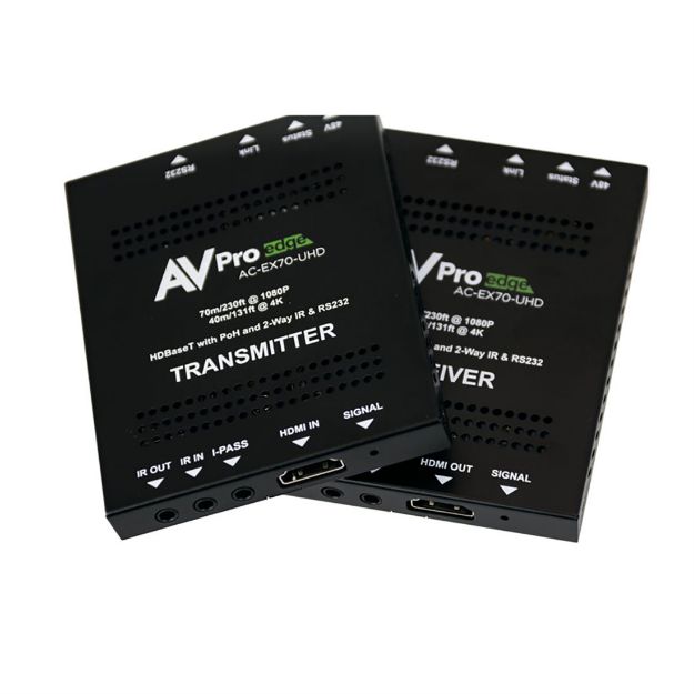 Picture of AVPro Edge Ultra Slim 4K HDMI via HDBaseT 70 Meter Extender