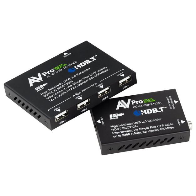 Picture of AVPro Edge USB 2.0 via HDBaseT 100 Meter Extender
