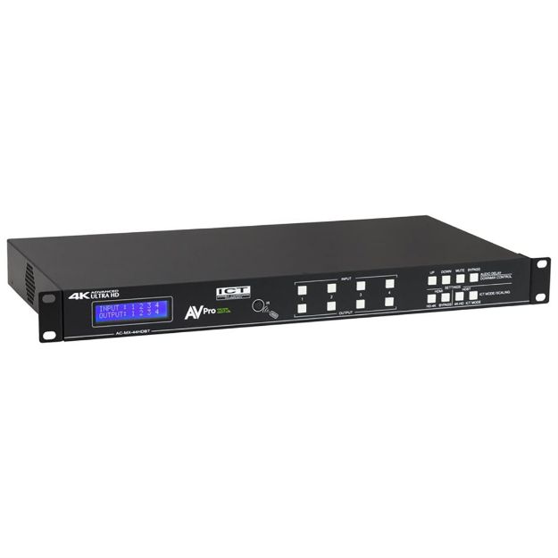Picture of AVPro Edge 18Gbps 4x4 HDMI/HDBaseT Matrix  ICT, EDID, RS-232