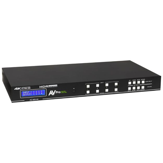 Picture of AVPro Edge 18Gbps HDMI  4x4 Matrix w/ Dual Audio Deembedding
