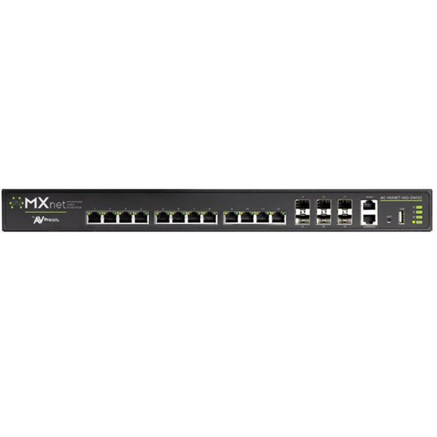 Picture of AVPro 12X 10G Copper (POE)  Stackable Managed Switch with 10
