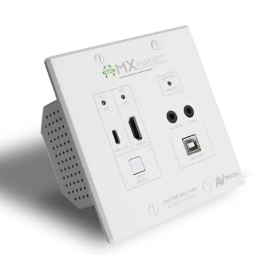 Picture of AVPro MXnet Evolution II AV-over-IP Wall Plate Encoder w/Swi