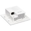 Picture of AVPro Edge MXNet 1G encoder in a standard dual-gang wall pla
