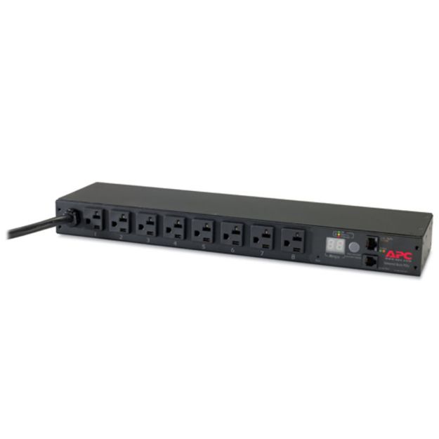 Picture of APC Rack PDU, Metered, 1U, 20A, 120V, (8) 5-20