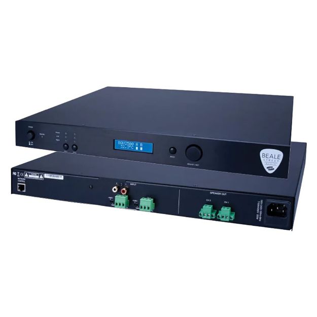 Picture of Beale Street 2x500W 70V/100V/8ohm Digital Amplifier w/ 2 Inp