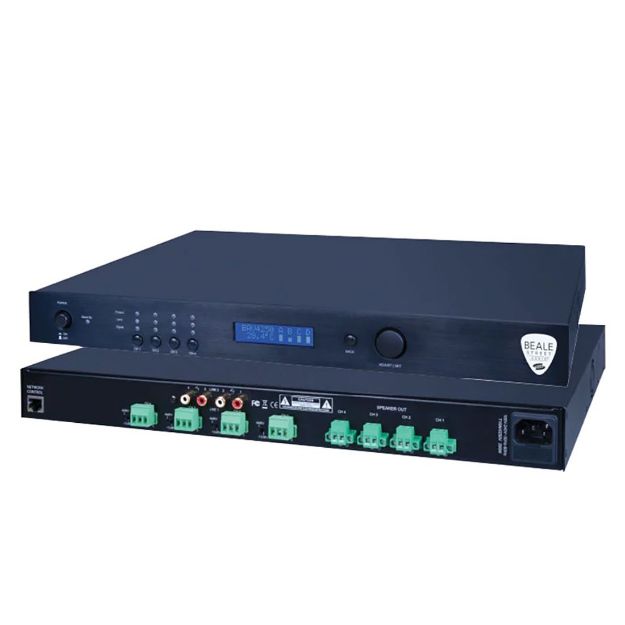 Picture of Beale Street 4X250W 70V/100V/8ohm Digital Amplifier w/4 Inpu