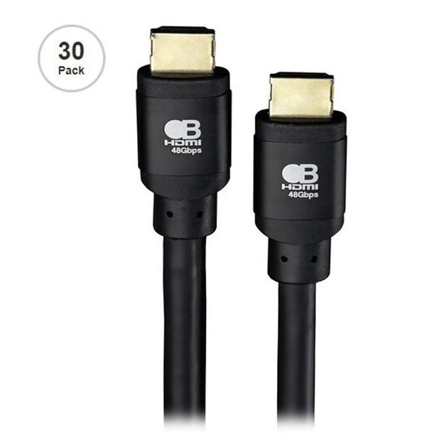 Picture of Bullet Train 10K 48Gbps HDMI Cable 1M Qty 30