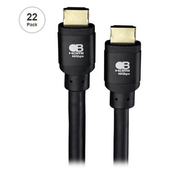 Picture of Bullet Train 10K 48Gbps HDMI Cable 5ft Qty 22