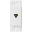 Picture of Lutron Claro Telephone Jack (white)