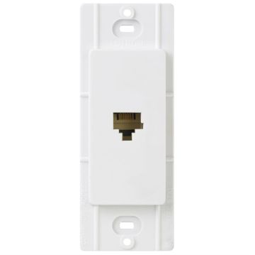 Picture of Lutron Claro Telephone Jack (white)