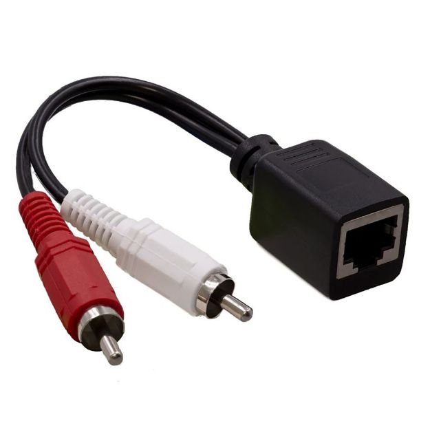Picture of Ethereal Stereo RCA over Cat5 Extender, Ext up to 150 Feet