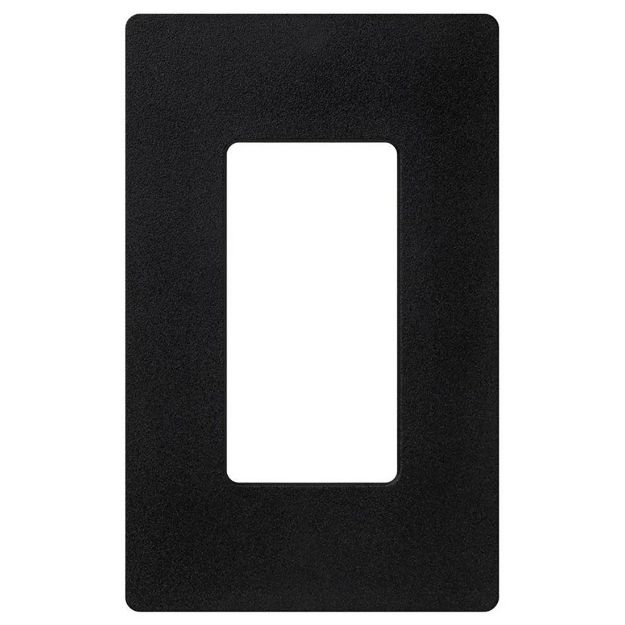 Picture of Lutron Claro 1-Gang Wall Plate (black)