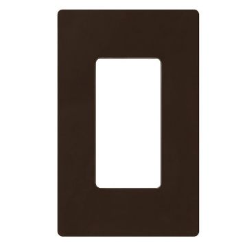 Picture of Lutron Claro 1-Gang Wall Plate (brown)