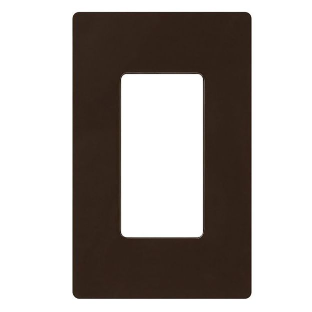 Picture of Lutron Claro 1-Gang Wall Plate (brown)