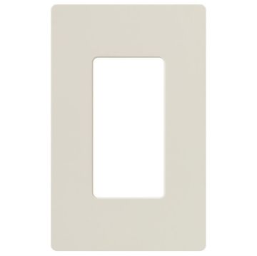 Picture of Lutron Claro 1-Gang Wall Plate (lt. almond)