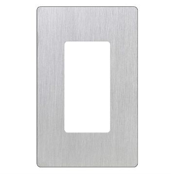 Picture of Lutron CLARO WALLPLATE 1 GANG (stainless steel)