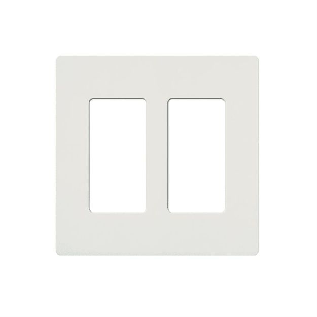 Picture of Lutron CLARO WALLPLATE 2 GANG 48-PK(white)