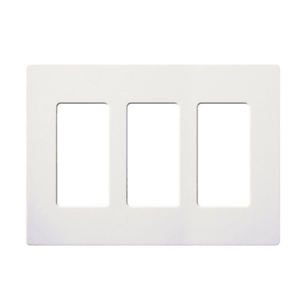 Picture of Lutron CLARO 3-GANG WALL PLATE 24-PK (white)
