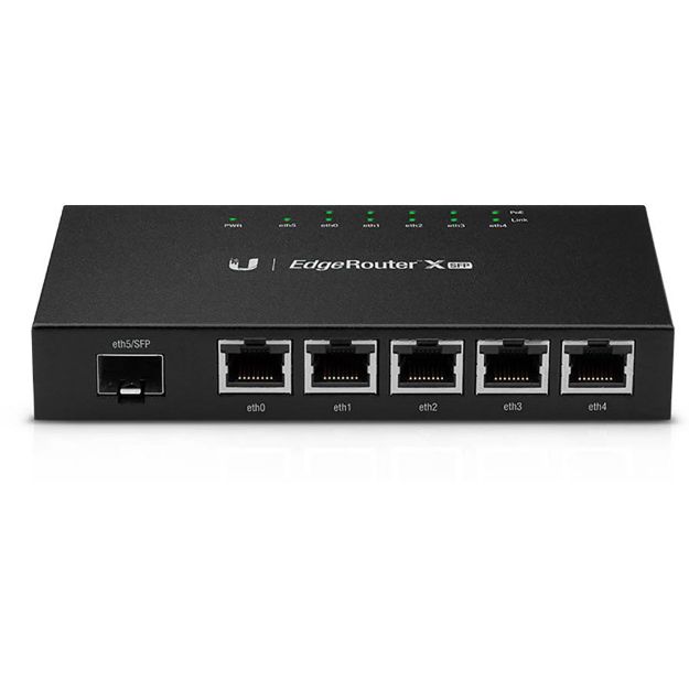 Picture of ER-X-SFP EdgeRouter X, 6-port, POE, SFP