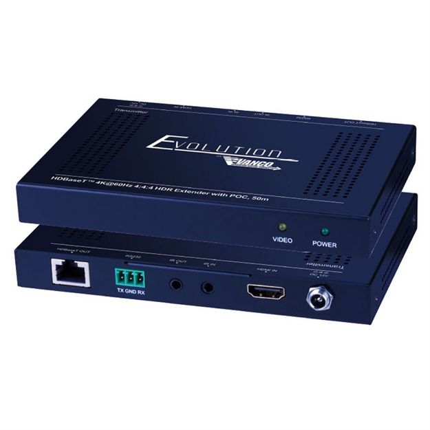 Picture of Vanco Evolution 50m HDBaseT 4K@60Hz HDMI & HDR Extender