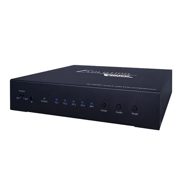 Picture of Vanco HDMI 4K 4x1 Multiview Selector Switch and KVM USB Cont