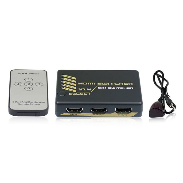 Picture of Quest 5x1 HDMI Auto Switch with IR Remote