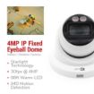 Picture of IC Realtime 4MP IP Indoor/Outdoor Small Size Eyeball Dome