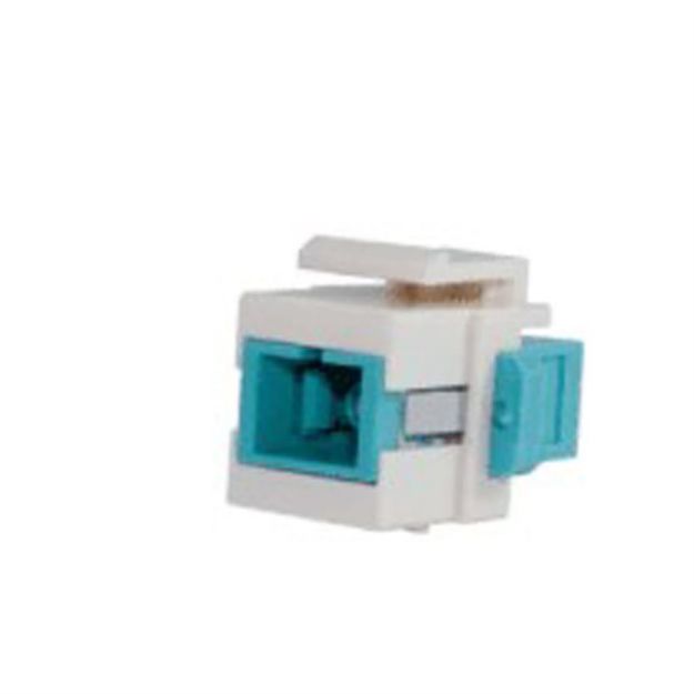 Picture of Techlogix Fiber Optic Keystone Insert (aqua)