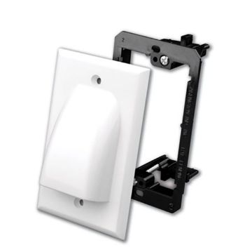 Picture of Vanco Flat Panel Bulk Cable Wall Plate with Mounting Bracket