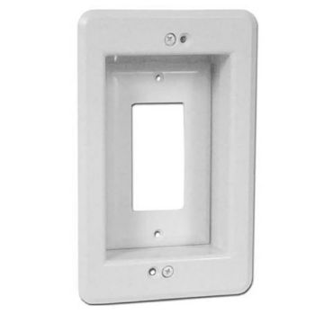 Picture of Vanco Recessed Single Gang Indoor InBox for Flat TVS (White