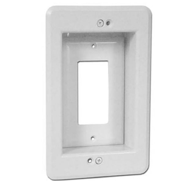 Picture of Vanco Recessed Single Gang Indoor InBox for Flat TVS (White
