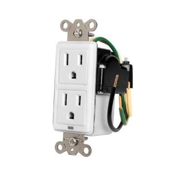 Picture of Panamax 15A In-Wall Duplex 2 Outlets, W/ Surge Protection