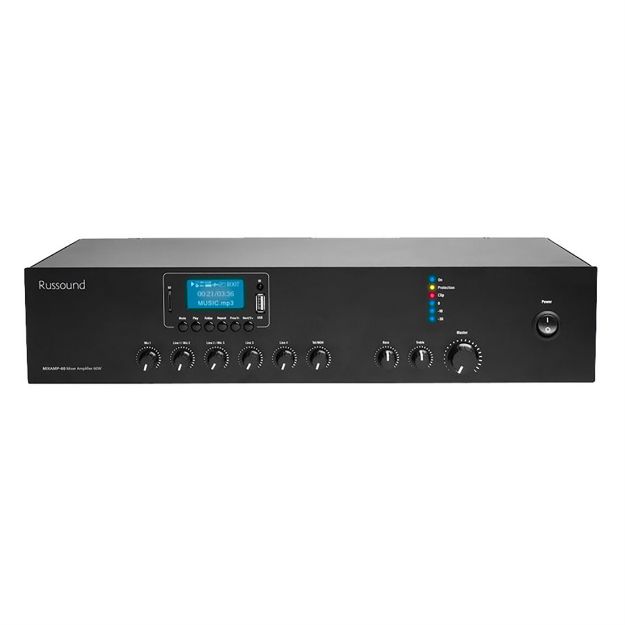 Picture of Russound 60W Bluetooth Mixer Amp with Tuner and USB