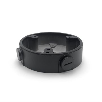 Picture of IC Realtime Indoor/Outdoor Black Junction Box. Conduit Threa