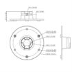 Picture of IC Realtime Ceiling Mount Adapter For IPEL-M80V-IRW1 And ICI