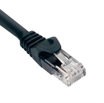Picture of Quest 3' Cat 6 Patch Cable Booted (black)