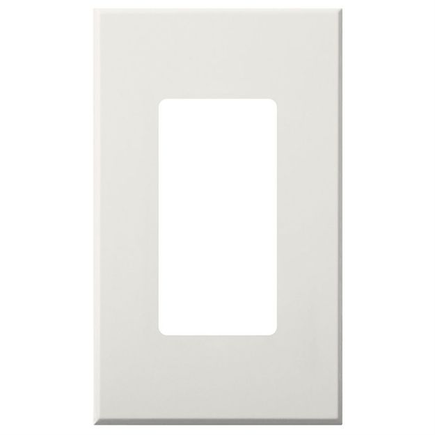 Picture of Lutron Nova 1-Gang Screwless Wallplate(white)