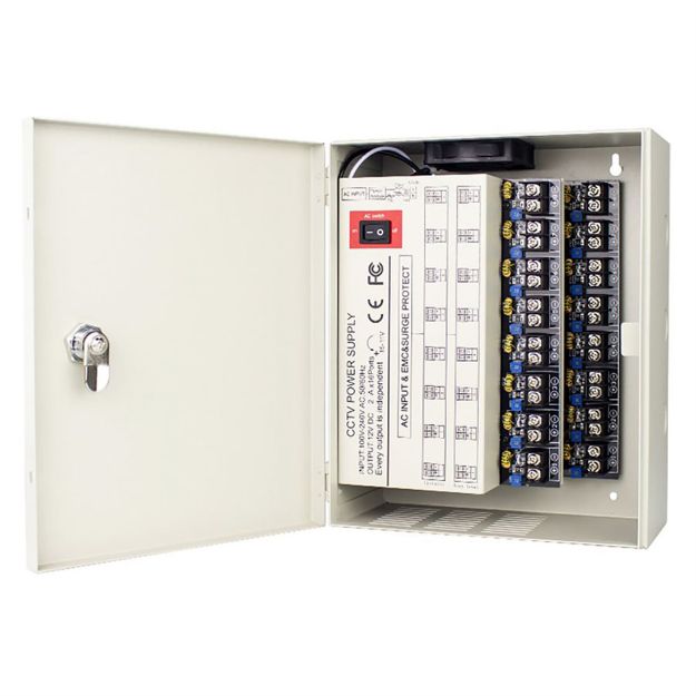Picture of IC Realtime 16 Channel Power Supply AC110-220V, 4A 47-63Hz O