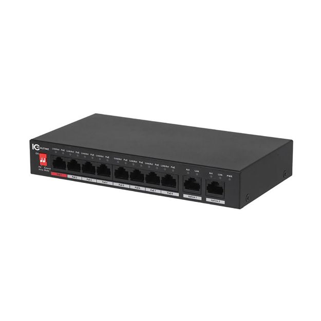Picture of IC Realtime 8 PORT FULL GIGABIT POE SWITCH 96W MAX
