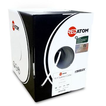 Picture of Red Atom 16/2 65-Strand Speaker Wire 500' Box (white)(V2)